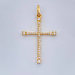 Dije Cruz 1.05gr / 3.3cm-Oro Amarillo 18K +