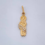 Dije San Judas Tadeo 1.15gr / 2.5cm-Oro Amarillo 18K +