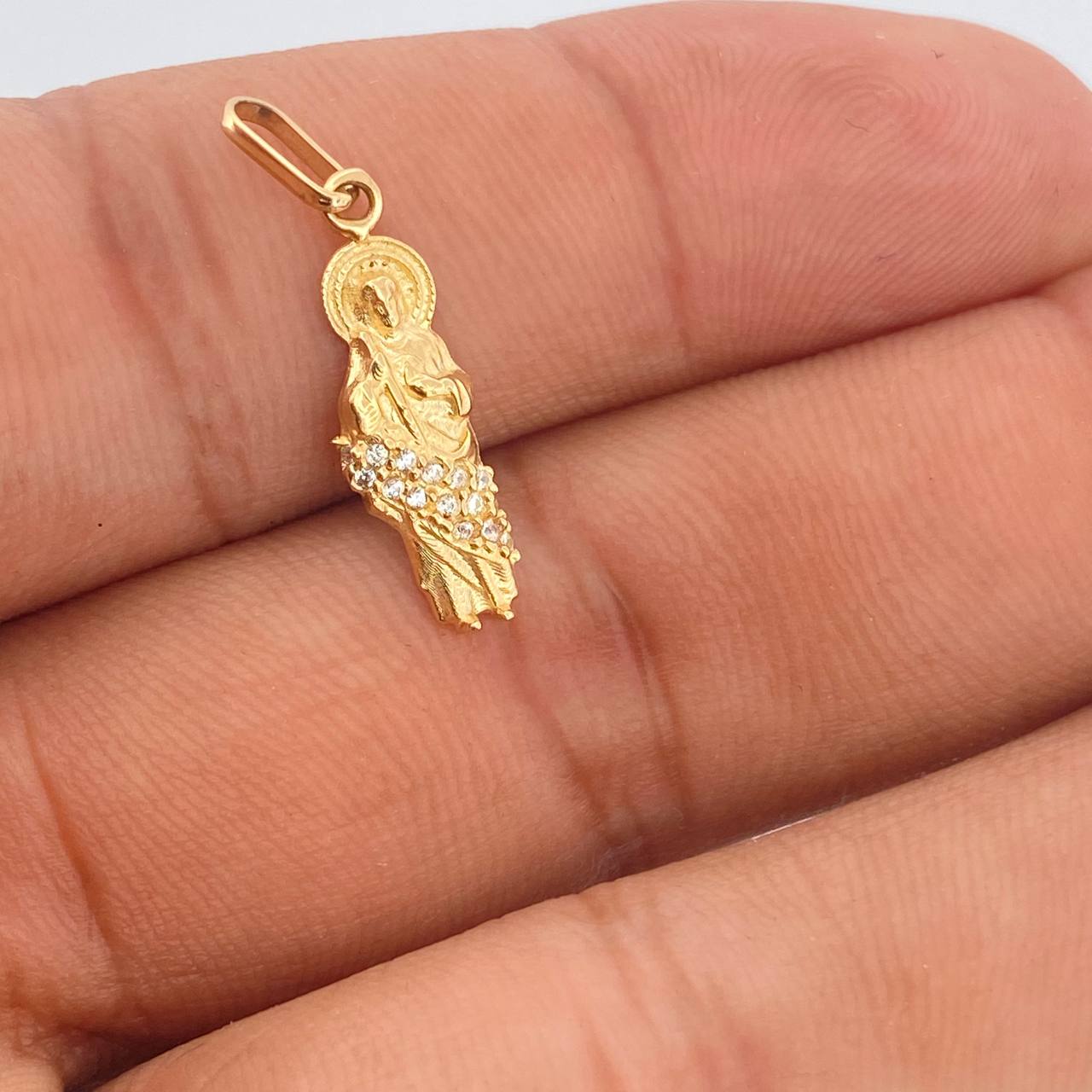 Dije San Judas Tadeo 1.25gr / 2.5cm-Oro Amarillo 18K +