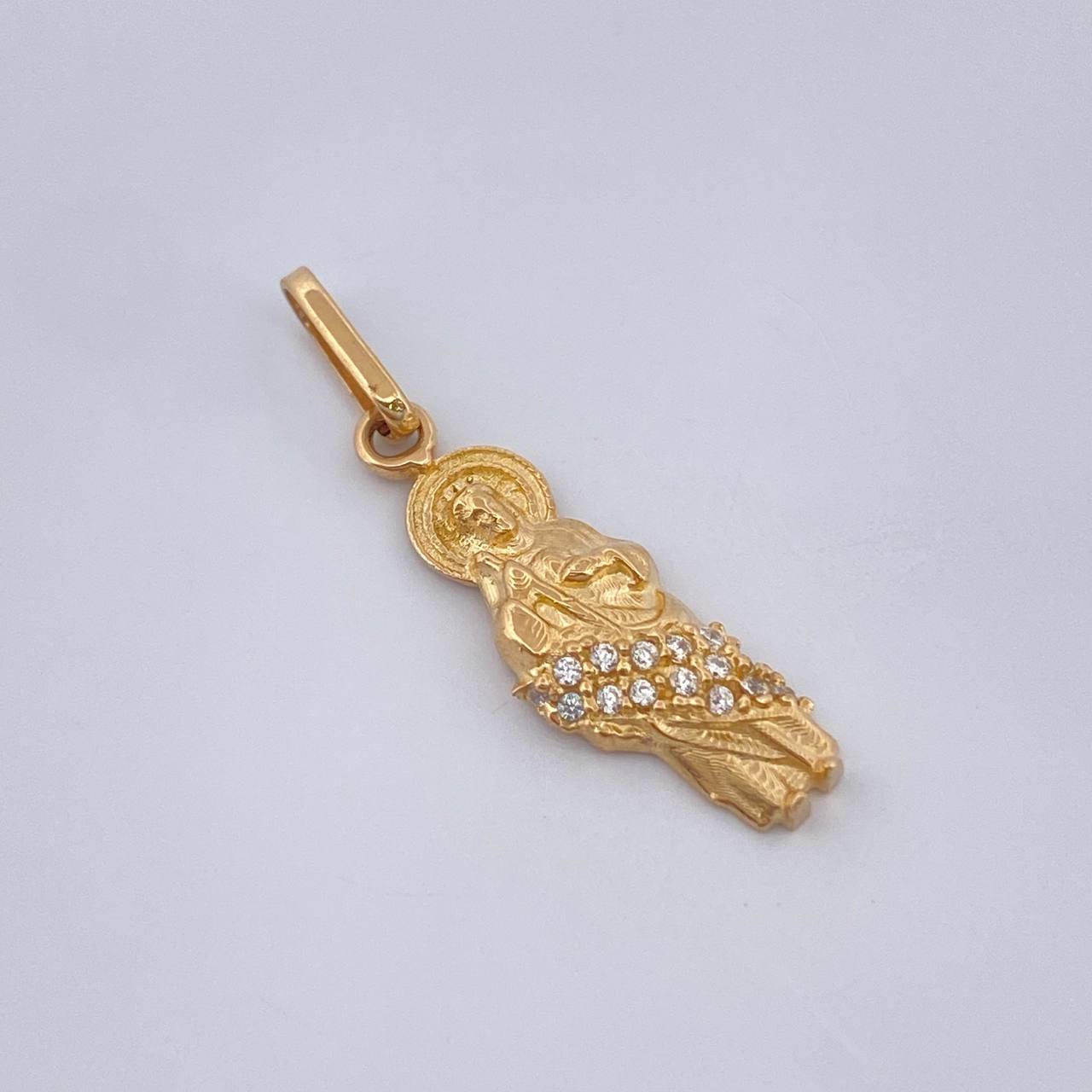 Dije San Judas Tadeo 1.25gr / 2.5cm-Oro Amarillo 18K +