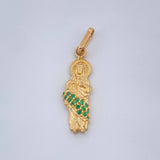 Dije San Judas Tadeo 1.25gr / 2.5cm-Oro Amarillo 18K +