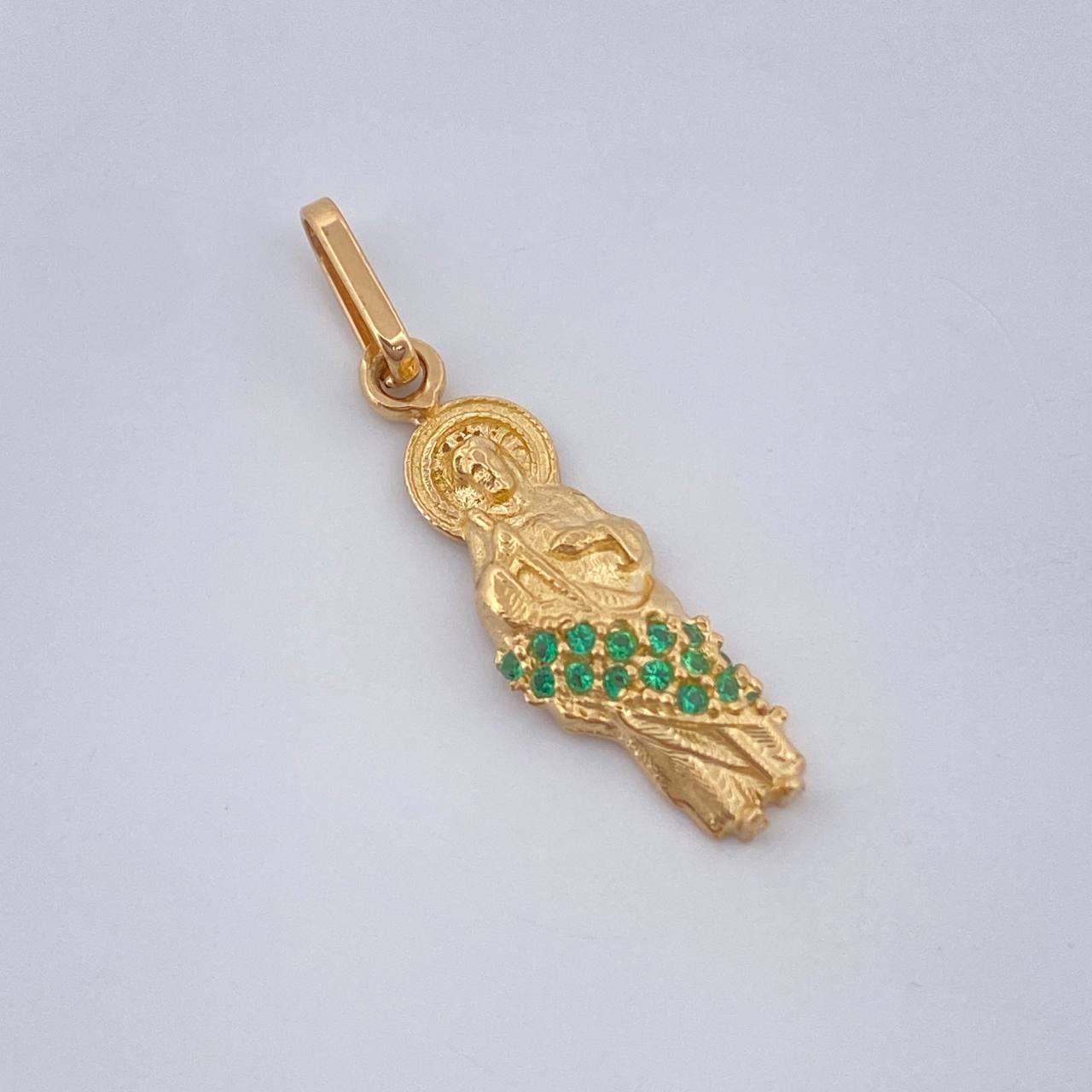 Dije San Judas Tadeo 1.25gr / 2.5cm-Oro Amarillo 18K +