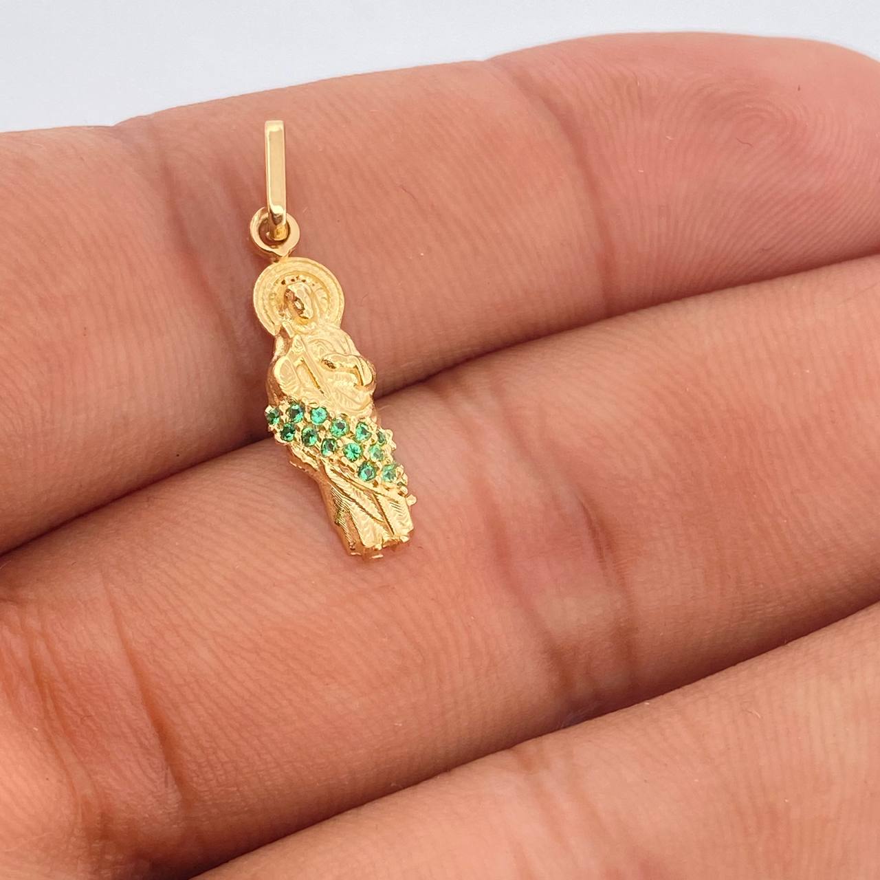 Dije San Judas Tadeo 1.25gr / 2.5cm-Oro Amarillo 18K +