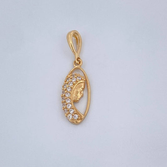 Dije Virgen Maria 0.65gr / 2cm-Oro Amarillo 18K +