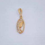 Dije Virgen Maria 0.55gr / 2cm-Oro Amarillo 18K %