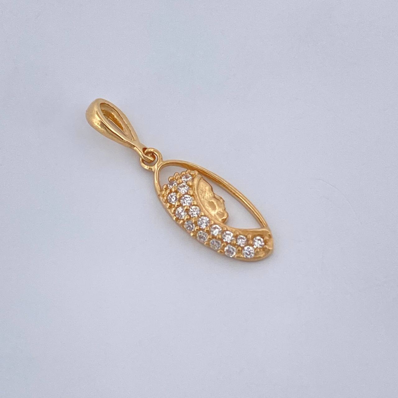 Dije Virgen Maria 0.65gr / 2cm-Oro Amarillo 18K +