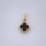 Dije Trebol 0.85gr / 1.6cm-Oro Amarillo 18K %