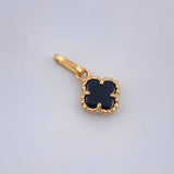 Dije Trebol 0.85gr / 1.6cm-Oro Amarillo 18K %