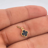 Dije Trebol 0.85gr / 1.6cm-Oro Amarillo 18K %