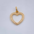Dije Silueta Corazon 0.95gr / 1.8cm-Oro Amarillo 18K %