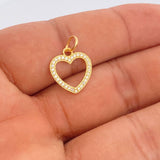 Dije Silueta Corazon 0.95gr / 1.8cm-Oro Amarillo 18K %