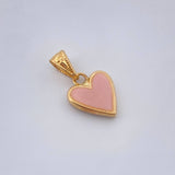 Dije Corazon 0.7gr / 1.7cm-Oro Amarillo 18K %