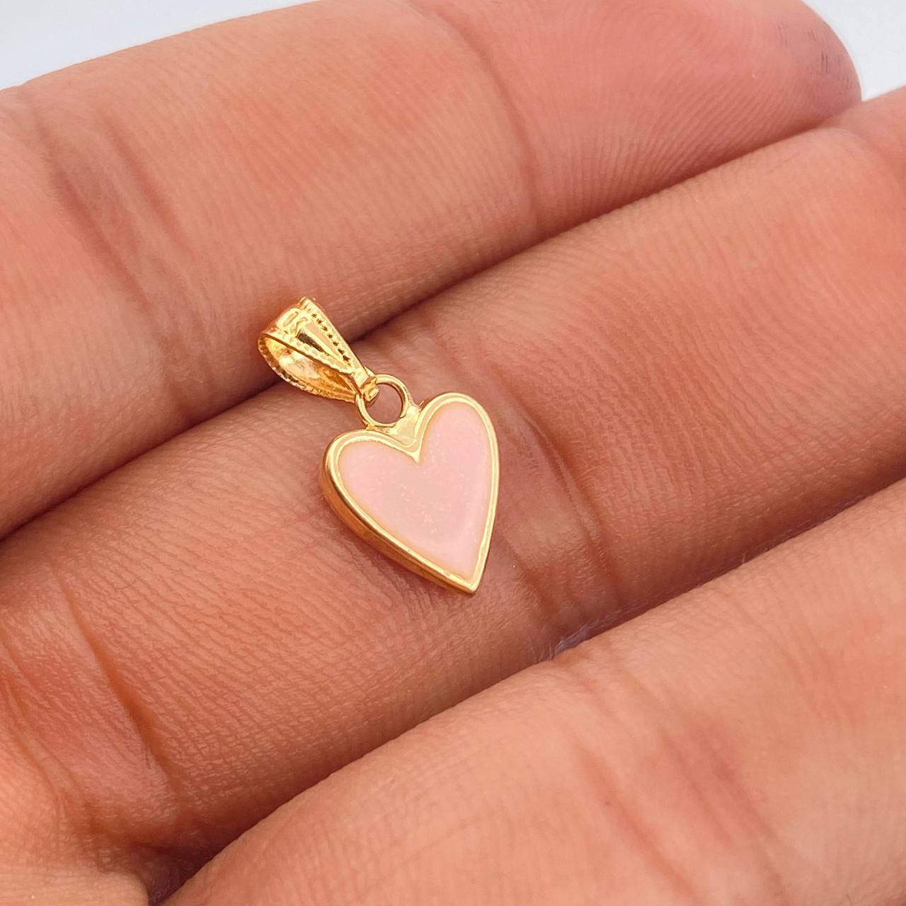 Dije Corazon 0.7gr / 1.7cm-Oro Amarillo 18K %