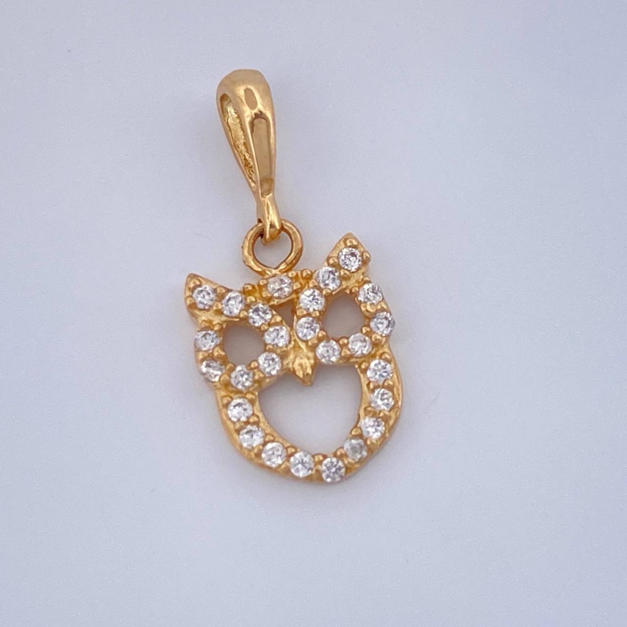 Dije Buho 0.7gr / 1.8cm-Oro Amarillo 18K %