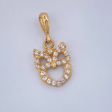 Dije Buho 0.7gr / 1.8cm-Oro Amarillo 18K %