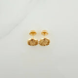 Topos Virgen Guadalupe 1.05gr / 11.95mm Oro Amarillo 18K &