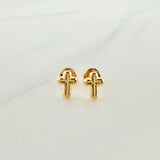 Topos Cruz 0.55gr / 7.98mm Oro Amarillo 18K %