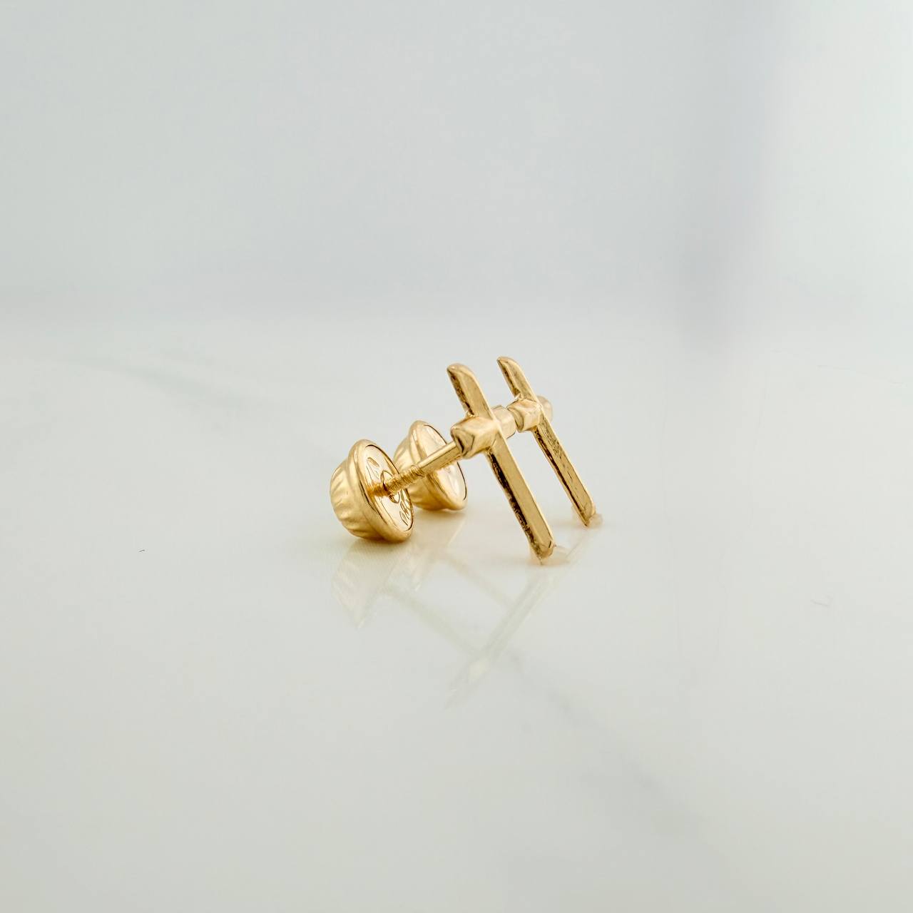 Topos Cruz 0.55gr / Delgada Oro Amarillo &