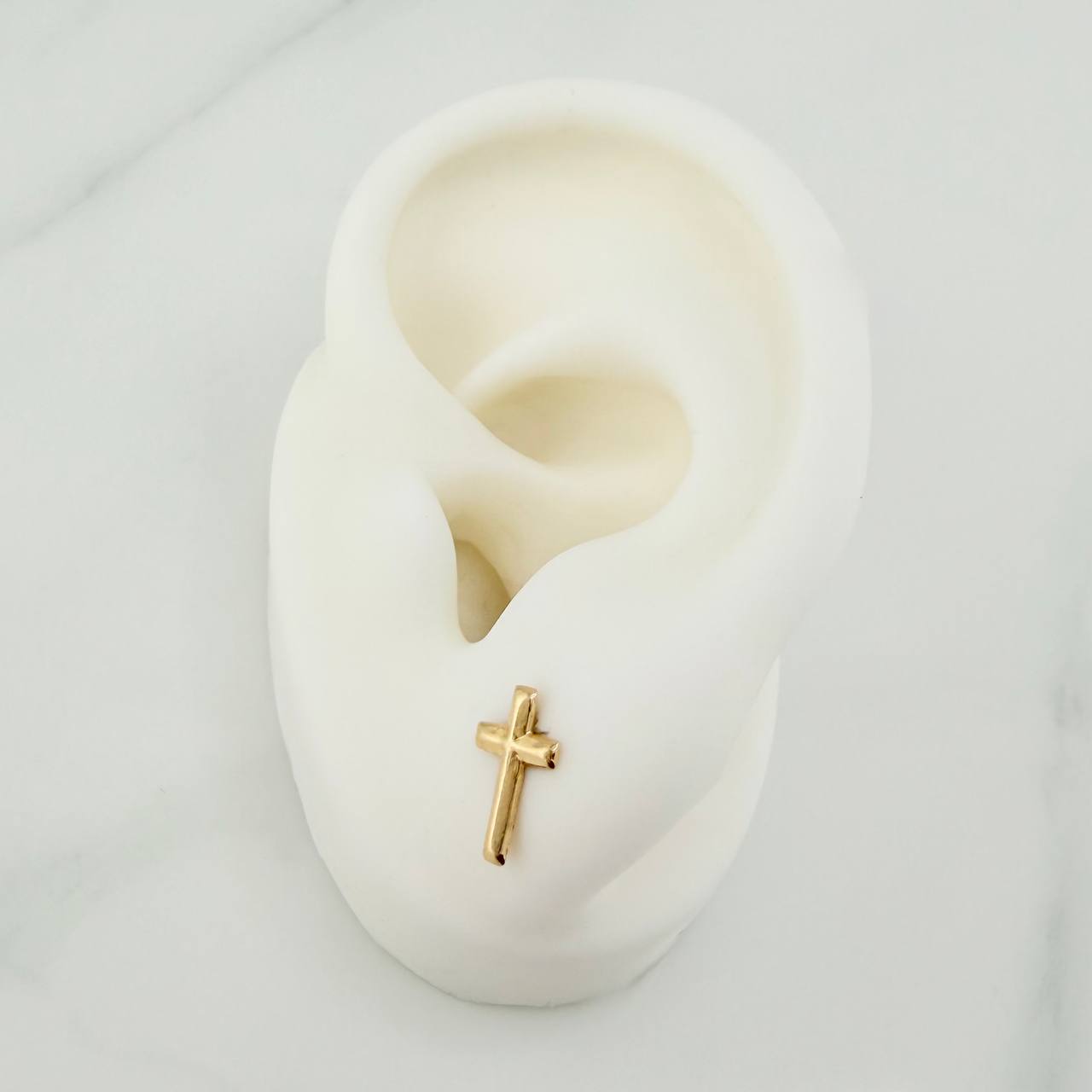 Topos Cruz 0.55gr / Delgada Oro Amarillo &