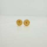 Topos Girasol 0.7gr / 7.67mm Oro Amarillo 18K %