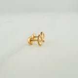 Topos Girasol 0.7gr / 7.67mm Oro Amarillo 18K %
