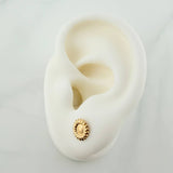 Topos Girasol 0.7gr / 7.5mm Oro Amarillo 18K &