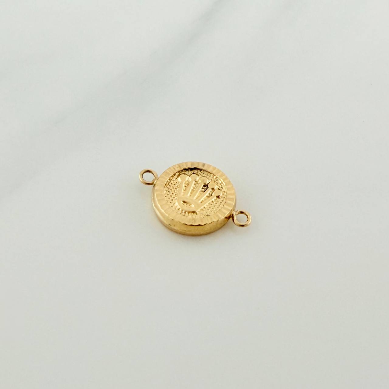 Herraje Corona 0.85gr / 1.8cm / Oro Amarillo 18K &