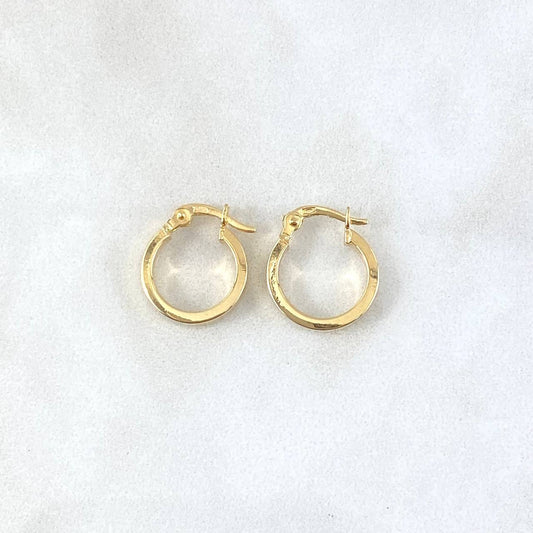 Candongas Diani 0.95gr / 1cm / Oro Amarillo 18K