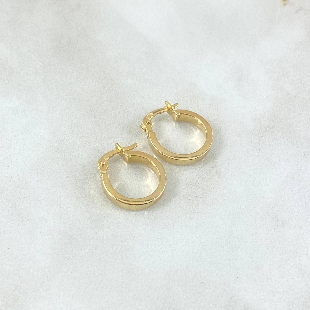 Candongas Diani 0.95gr / 1cm / Oro Amarillo 18K