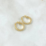 Candongas Diani 0.95gr / 1cm / Oro Amarillo 18K
