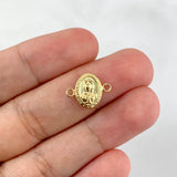 Herraje Rosa Mística 0.35gr / 1.3cm Oro Amarillo
