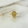 Herraje Rosa Mística 0.35gr / 1.3cm Oro Amarillo