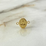 Herraje Rosa Mística 0.35gr / 1.3cm Oro Amarillo