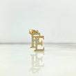 Dije Fé 2.6gr / 2.8cm / Circones Blancos Oro Amarillo *