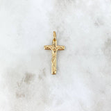 Dije Cruz Cristo 3.1gr / 3.5cm / Oro Amarillo *