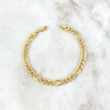 Pulso Figaro 8.2gr / 20.5cm / 7mm Oro Amarillo +0 ©