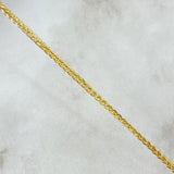 Pulso Franco 2gr / 19cm / 2mm Oro Amarillo +4 *