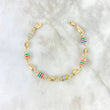 Pulso Rustico 4.75gr / 18cm / 5mm Cauchos Colores Verde Oro Amarillo *