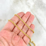 Cadena Lazo 4gr / 45cm / 3mm Oro Amarillo +3 ©