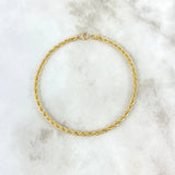 Pulso Lazo 2.05gr / 19cm / 2.8mm Oro Amarillo +3 *