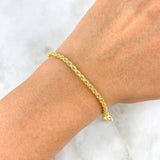 Pulso Lazo 2gr / 20cm / 2.8mm Oro Amarillo +3 ©