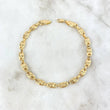 Pulso Eslabon Coronas 4.95gr / 20.5cm / 5mm Oro Amarillo ©