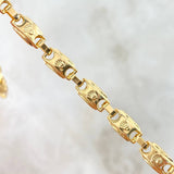 Pulso Eslabon Coronas 4.95gr / 20.5cm / 5mm Oro Amarillo ©