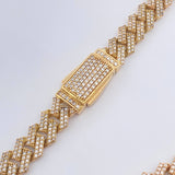 Cadena Cubana 74.2gr / 61.3cm / 8mm Oro Amarillo 18K +