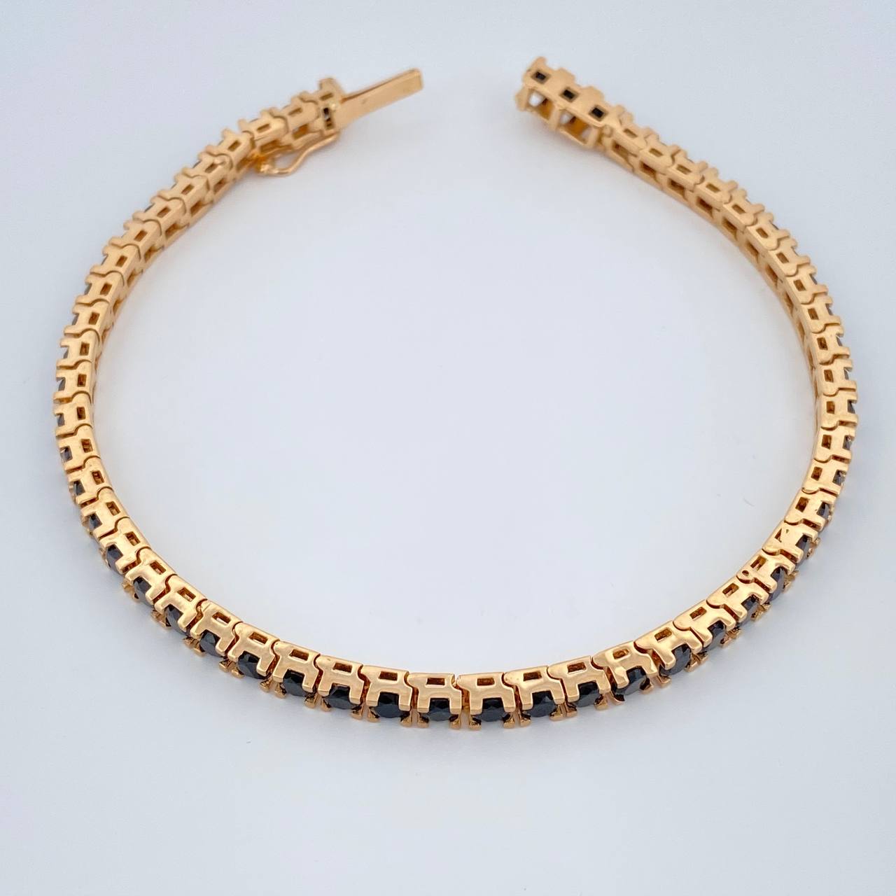 Pulso Tennis 13gr / 18.2cm / 3mm Oro Amarillo 18K +