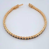 Pulso Tennis 13gr / 18.2cm / 3mm Oro Amarillo 18K +