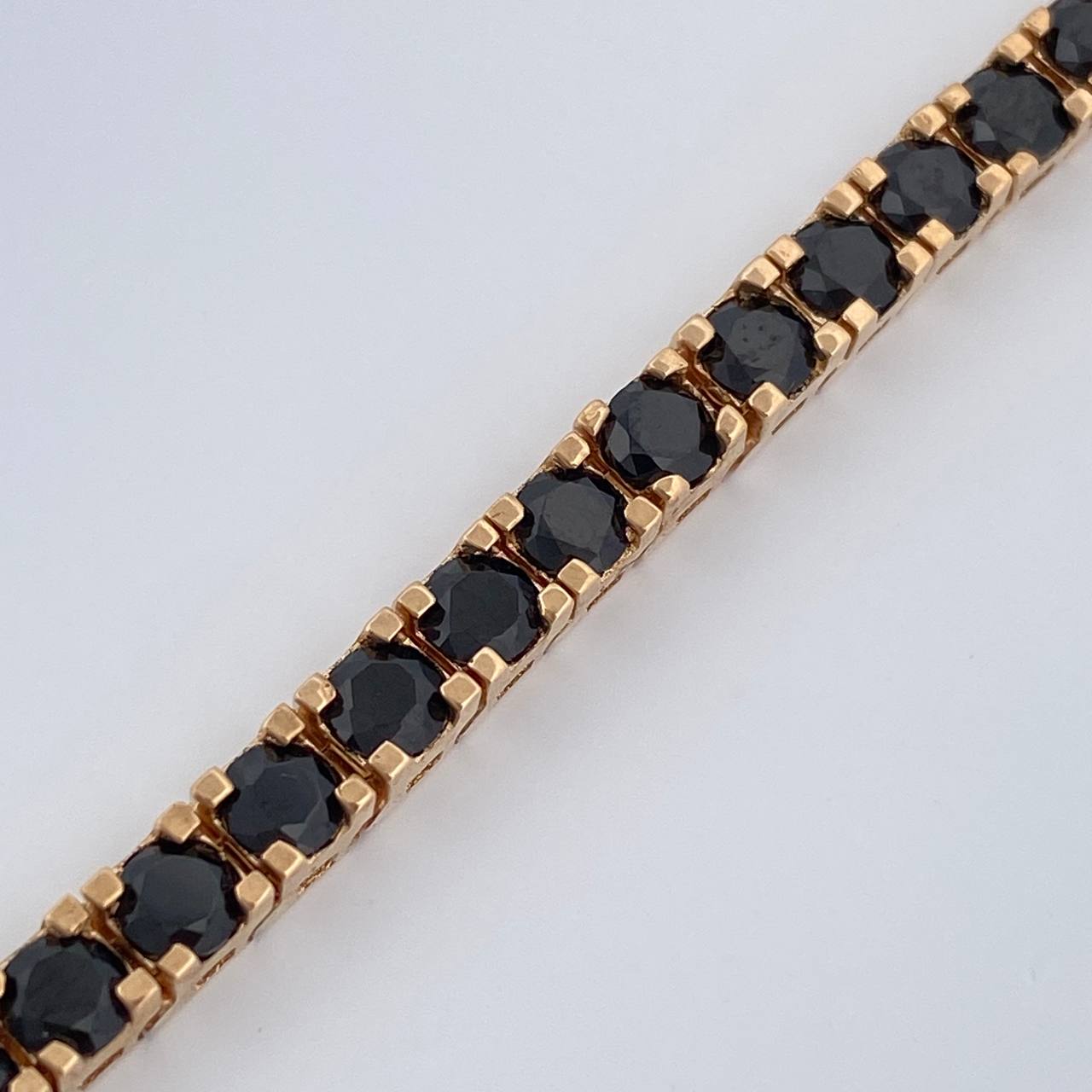 Pulso Tennis 13gr / 18.2cm / 3mm Oro Amarillo 18K +