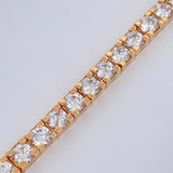 Pulso Tennis 18.95gr / 20cm / 4mm Oro Amarillo 18K +