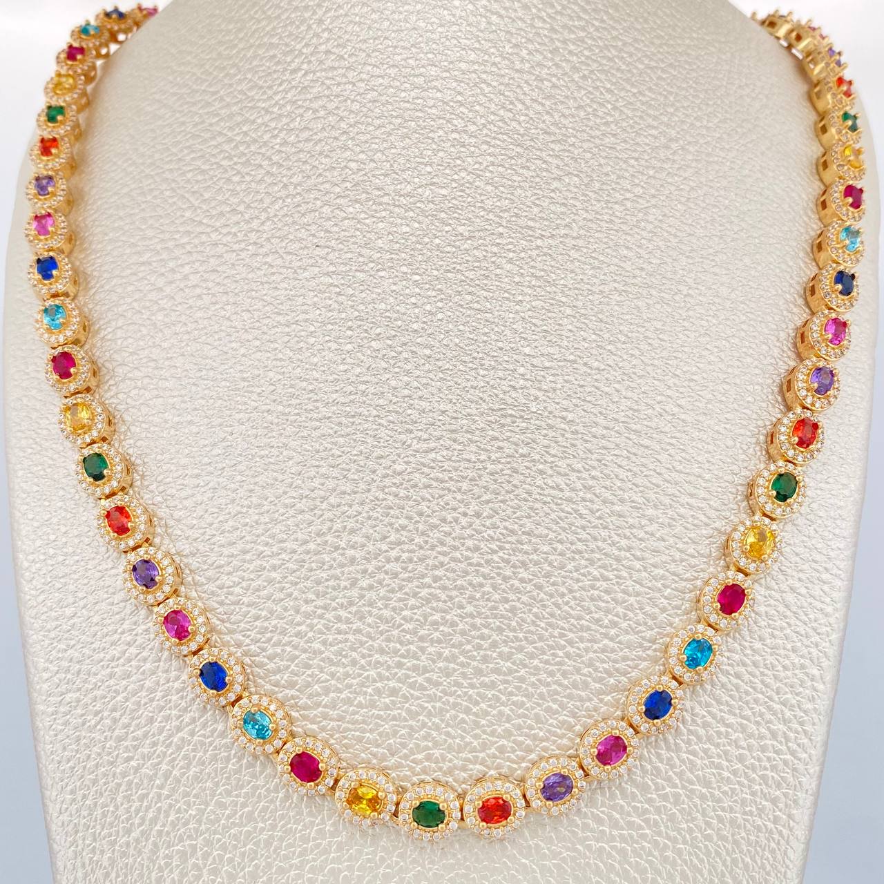 Cadena Tennis 52.6gr / 49cm / 6mm Oro Amarillo 18K +
