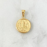 Dije Virgen Fatima 1.1gr / 2.5cm / Oro 18K